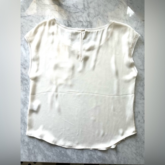 NWT Joie Hina Silk Blouse in Porcelain - Picture 10 of 14